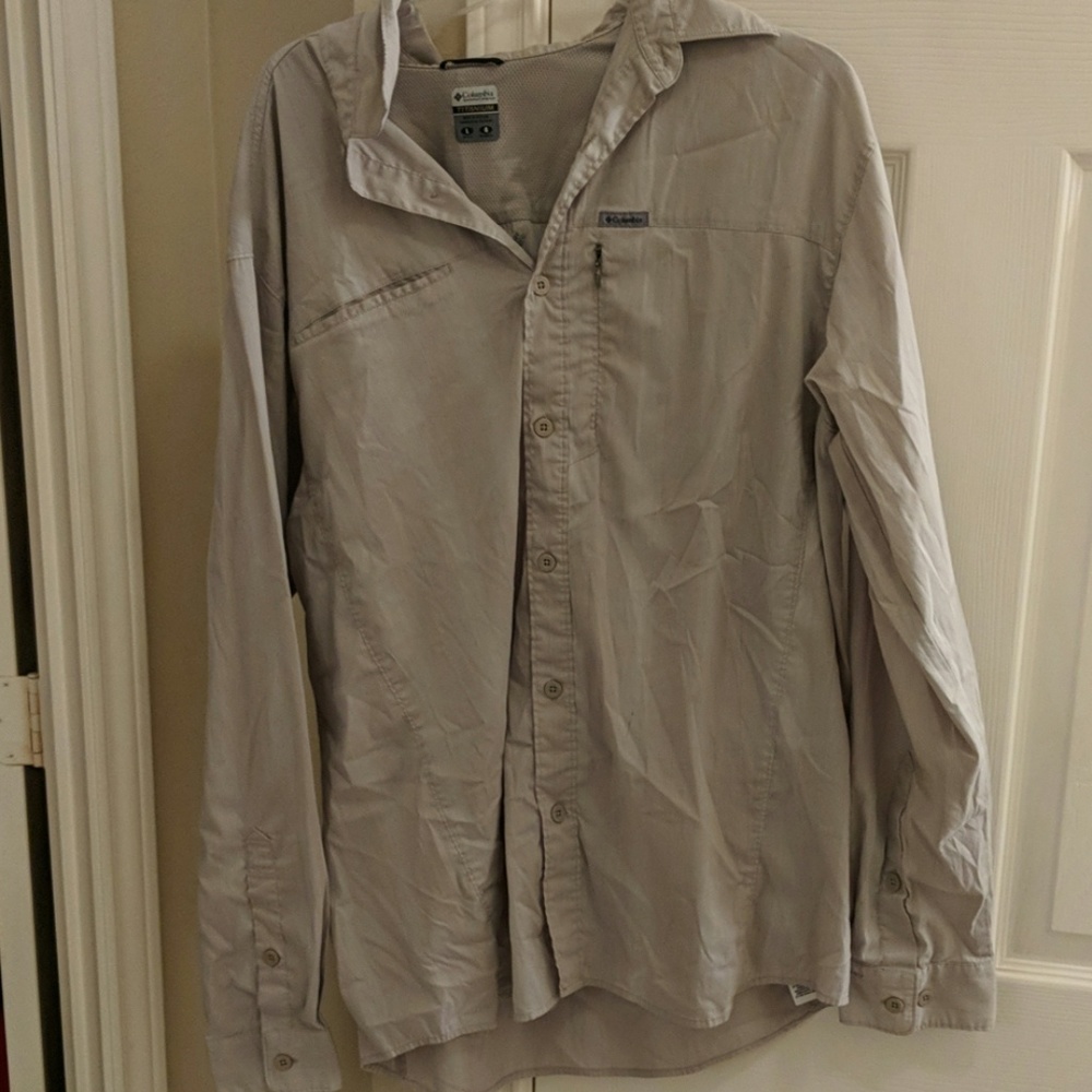 Columbia titanium fishing shrit